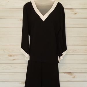 Dana Buchman black 2 pc pant suit